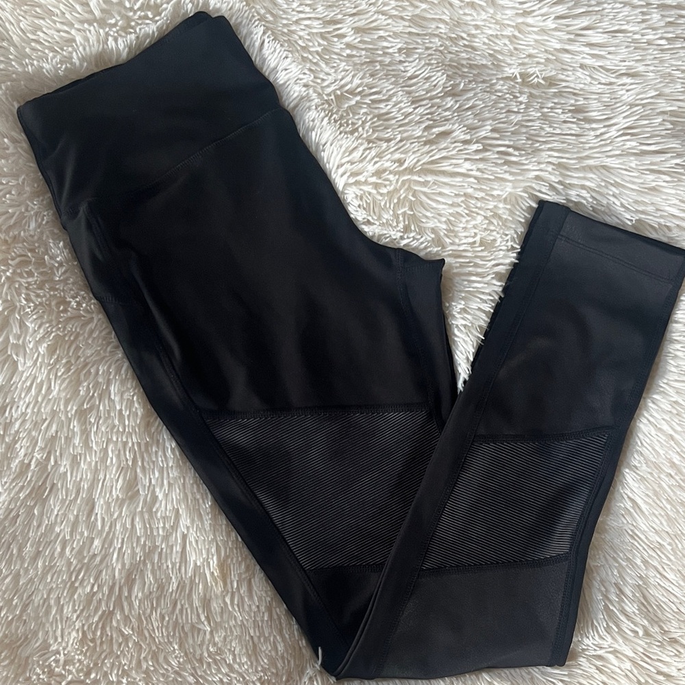 Avia Black Activewear moto Leggings